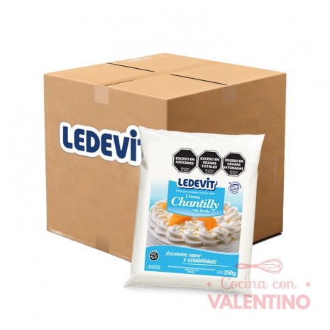 Crema Chantilly 250Grs - Caja x 12 Ledevit