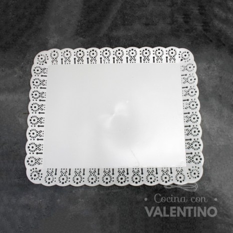 Bandeja Blonda Plastica Rectangular 2 Kg - 35x28