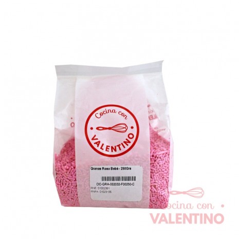 Granas Rosa Bebé - 250Grs