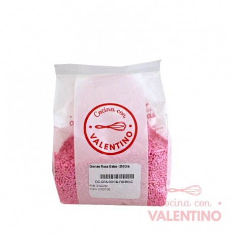 Granas Rosa Bebé - 250Grs