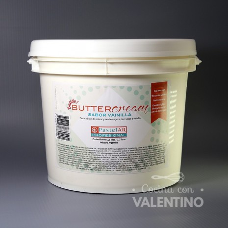 Buttercream Sabor Chantilly PastelAR - 2.5Kg