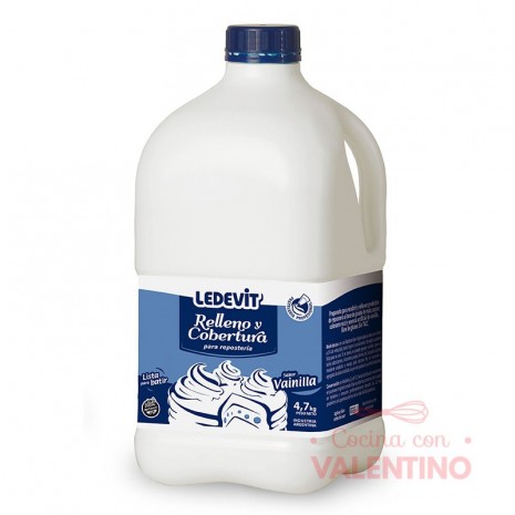 Rell. y Cob. Ledevit Vainilla - 4.7 Kg