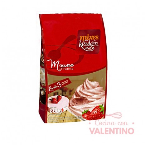 Mousse Frutilla Keuken - 800Grs