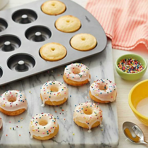 Mini donuts, ideales para la merienda